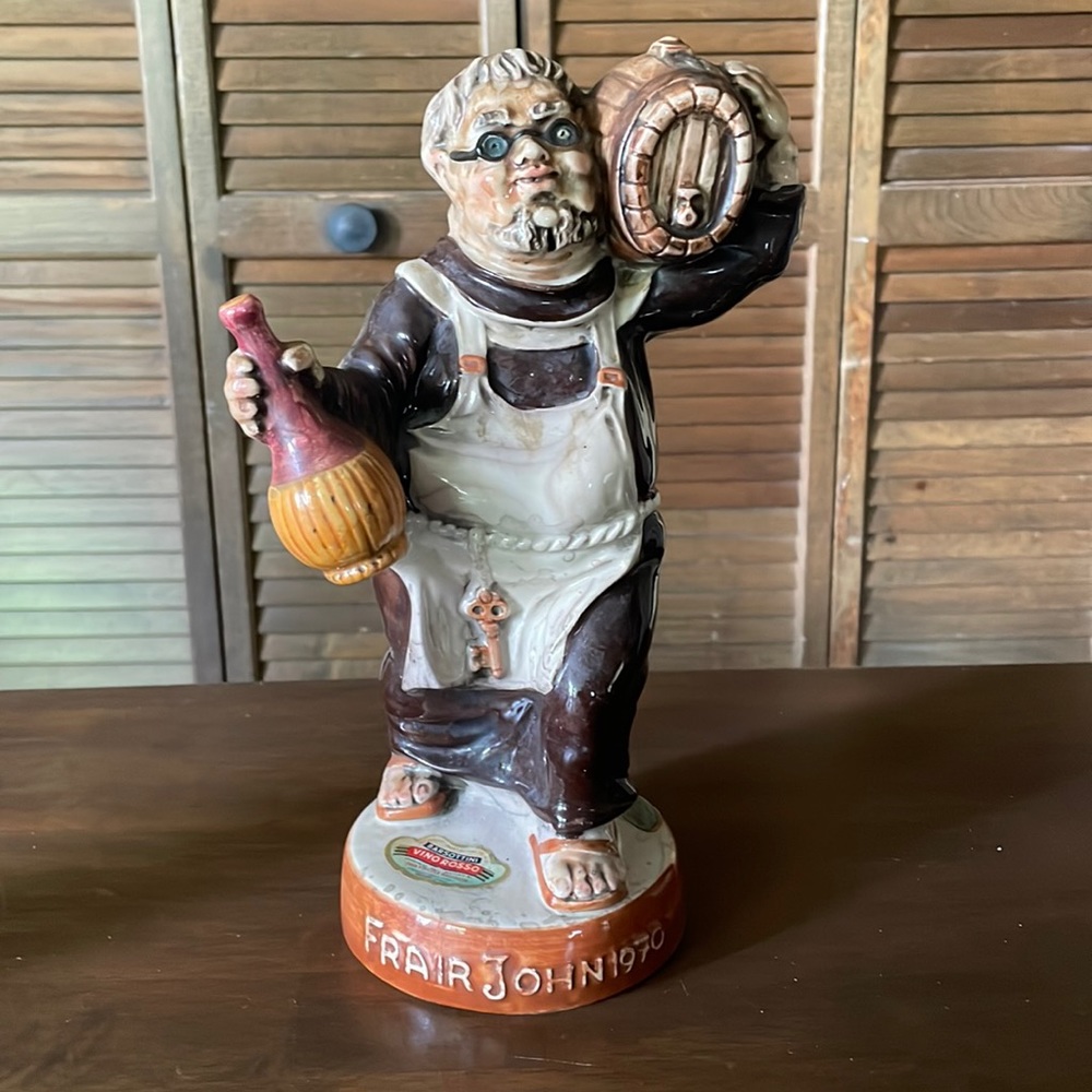 Vintage BANFI Barsottini Friar John 1970 Decanter